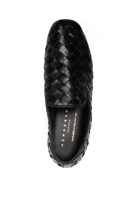 Black interwoven loafers - HENDERSON BARACCO men HENDERSON BARACCO | GUINEAX0NR